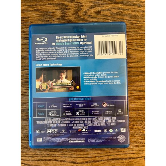 Mr. Magorium's Wonder Emporium 2007 Blu-ray Family Movie Pre-Owned - Picture 4 of 4